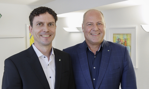 Das Vorstandsteam der PSD Bank Braunschweig eG: v.l. Marcel Saur und Carsten Graf (Sprecher).