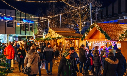 Der Wolfsburger Weihnachtsmarkt. Archivbild