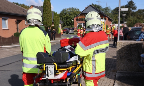 Eine Person befand sich noch im Gebäude.