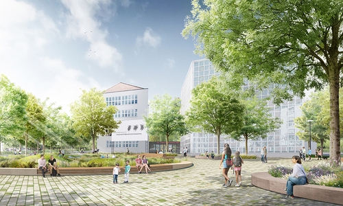 Der Siegerentwurf für den neuen Johannes-Selenka-Platz.