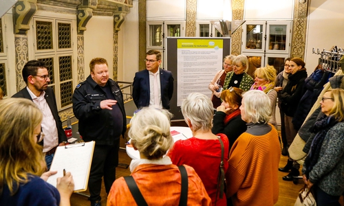 Am Donnerstag fand der Rathausdialog statt. 