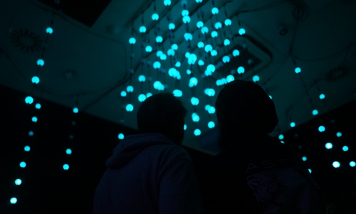 Beispiel einer Lichtinstallation, wie sie auch in Salzgitter zu sehen sein könnte.