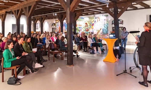 Über 80 interessierte Teilnehmerinnen nahmen am Frauennetzwerkabend „female perspective“ teil.