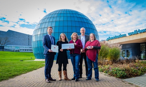 Das Planetarium erhielt nun eine Auszeichnung zum Lernort des Landes Niedersachsen.