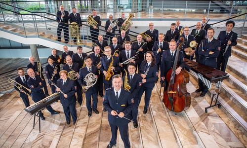 Das Polizeiorchester Niedersachsen.