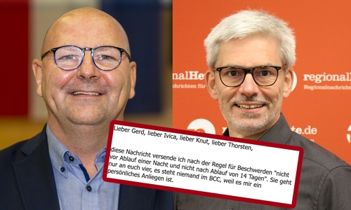CDU-Fraktionschef Marc Angerstein empört sich über eine E-Mail des Grünen Ratsherrn Stefan Brix - und macht diese öffentlich.