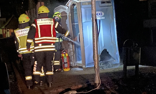 Das Feuer wurde gelöscht.