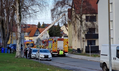 Die Feuerwehr gelangte von außen in die Brandwohnung.