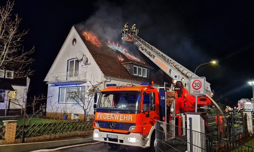 Das Haus ist vorerst nicht mehr bewohnbar.