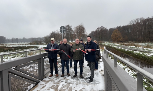 Der Isepfad wurde offiziell eröffnet.