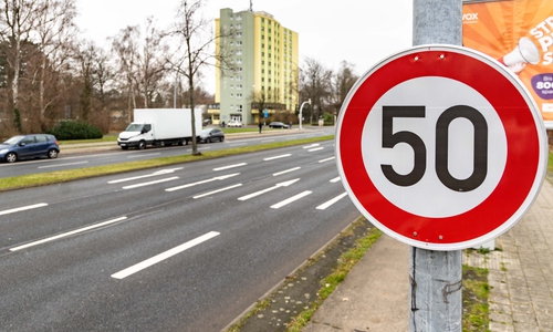 Hier gilt jetzt Tempo 50.