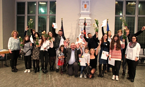 Freude bei 15 Neubürgern (und Angehörigen) im Landkreis Helmstedt über die Deutsche Staatsbürgerschaft.