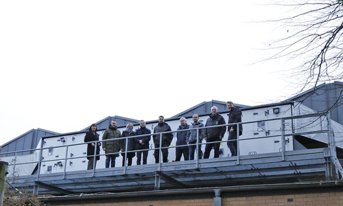 Feierlich eingeweiht: Die neue Sporthalle an der Großen Schule.
