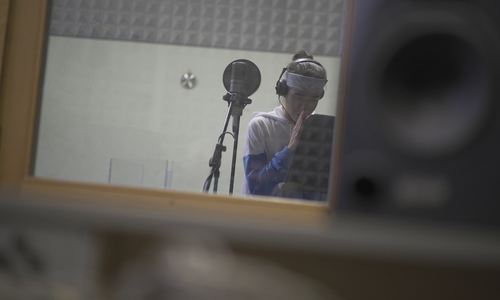 Bei diesem Workshop darf jeder mal ans Mikrofon treten.