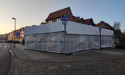 Der Brunnen am Bayrischen Hof ist noch immer außer Betrieb.