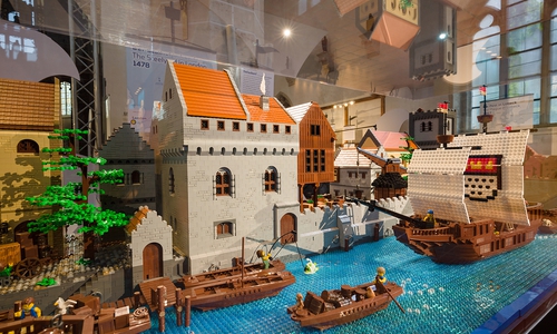 Der Stalhof in London an der Themse 1478     © 