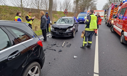 Auf der B4 ging erst einmal nichts mehr.