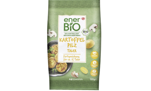 Rossmann ruft die enerBiO Kartoffel-Pilz-Taler zurück.