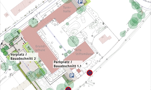 Die Bauabschnitte mit den Park- und Halteverboten.