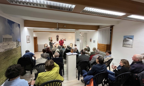 Bei der Eröffnung begrüßten Dorothee Schacht und Jochen Buchholz die Gäste.