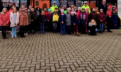 Busschule 2023 mit der Grundschule Jürgenohl.