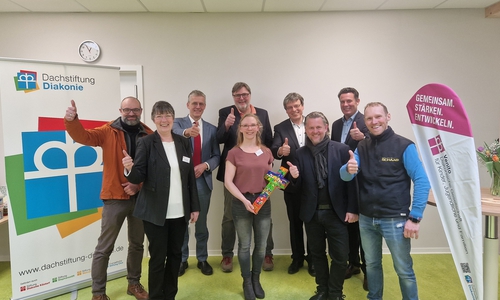 Große Freude herrschte bei allen Verantwortlichen des Kita Bauprojekts „Wilscher Weg“ über die Eröffnung vor. 