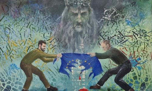 „Europa zerreißt – Barbarossa hilf!“ von Antje Löffler.