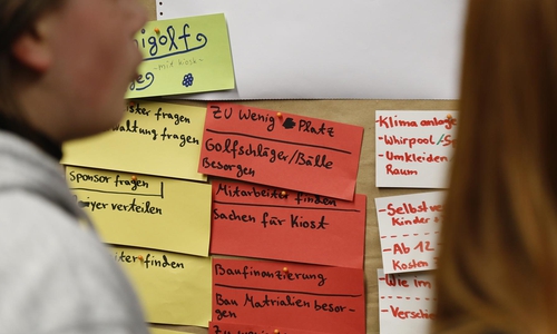 Die Schüler konnten ihre Ideen und Meinungen einbringen.