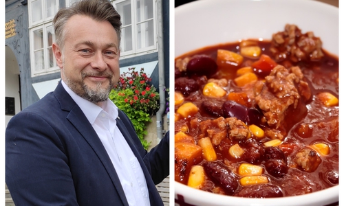 Der Bürgermeister will Chilli für den guten zweck kochen.