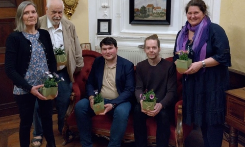 v.l. Ulrike Siemens, Michael Ratzkowsky, Nico Söhnel, Maximilian Zugowski und Christel Seigneur.