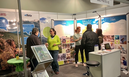 Der Messestand der Wirtschaftsregion Goslar in Utrecht.