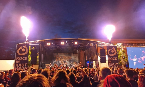 Die Brothers of Metal waren gefeierter Headliner beim letztjährigen Rock in Rautheim.