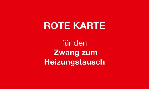 Die Rote-Karte-Aktion der Freien Wähler ist gestartet.