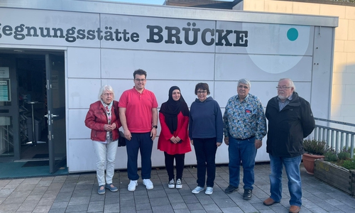 Karla Neumann, Abdulbaki Dinc, Amal El Dorr, Susanne Erdmann, Muzaffer Perik und Werner Müller (v. li.).