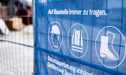 Baustellen sind Unfall-Hotspot, sagt die IG BAU.