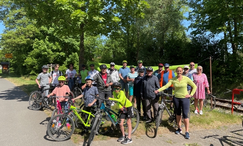 Stadtradeln - Hier die Auftakttour im Mai 2022 in Lengede mit Stadtradeln-Star Tim Kersten. (Archiv)