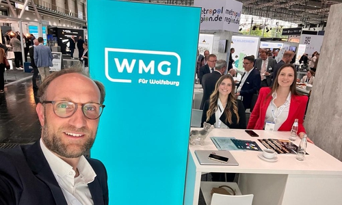 WMG-Geschäftsführer Jens Hofschröer, Sarah Briam und Nadine Wolters (v. li.).