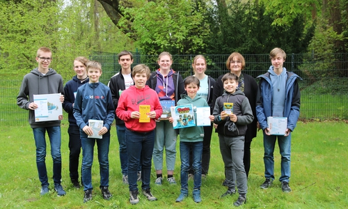 Die Preisträger des Wettbewerbs.