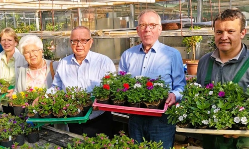 Die Ehrenamtlichen des Gärtnermuseums laden zum Geranienmarkt ein.