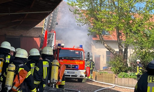 Durch das schnelle Eingreifen der Feuerwehr konnte Schlimmeres verhindert werden.
