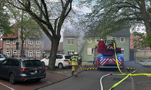 Die Wohnung im Erdgeschoss brannte lichterloh.