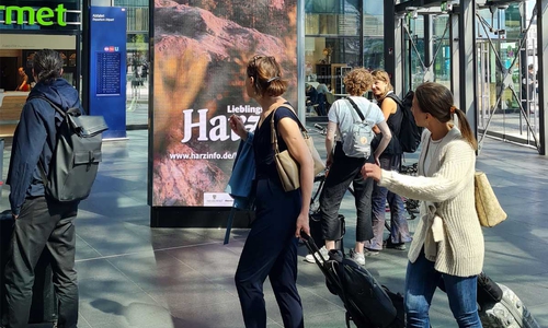 Berliner sollen mit dieser Werbung in den Harz gelockt werden.