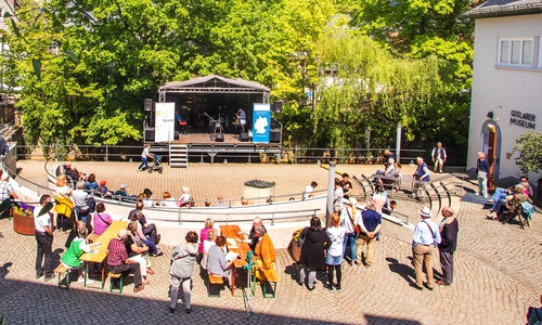 Frühlingsfest 2022: Livemusik und Sonnenschein lockten die Besucherinnen und Besucher an.