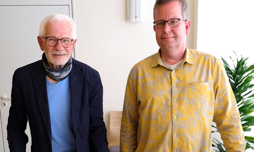 Der bisherige Kreisbehindertenbeauftragte Ulrich Heinemann (li.) und Christian Bormann, der die Tätigkeit künftig übernehmen soll. 