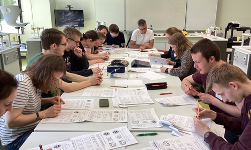 Die Landesrunde der Mathematikolympiade für Kinder des 4. Jahrgangs wurde zum wiederholten Male am GiS durchgeführt.