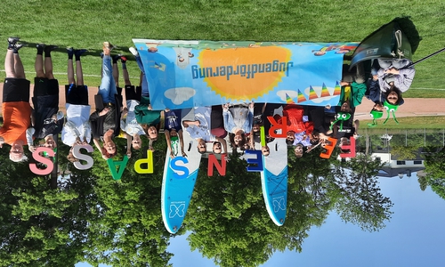 Sommerferienspaß in der Gille.