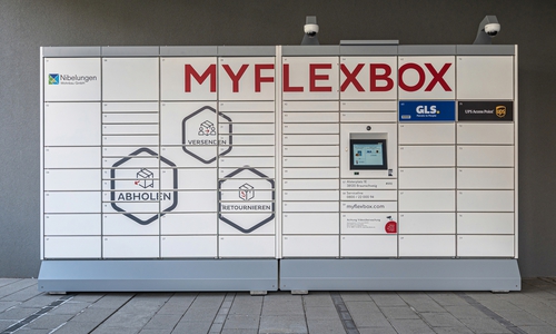 Paketstation: Standort „Am Alsterplatz“.
