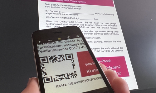 Knöllchen können jetzt auch online bezahlt werden.