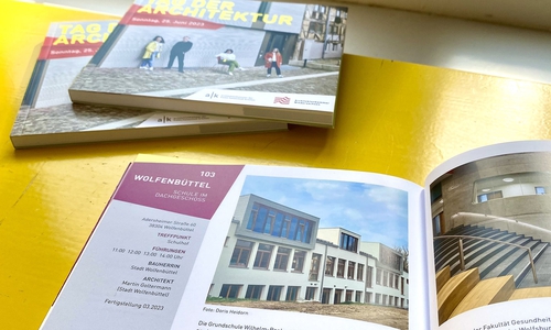 Das Konzept der Sanierung der Schule passt genau zum Tag der Architektur und wurde von der Architektenkammer ausgewählt.