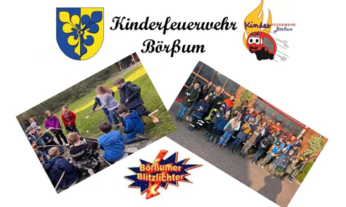 Die Kinderfeuerwehr Börßum lädt zum Fest.